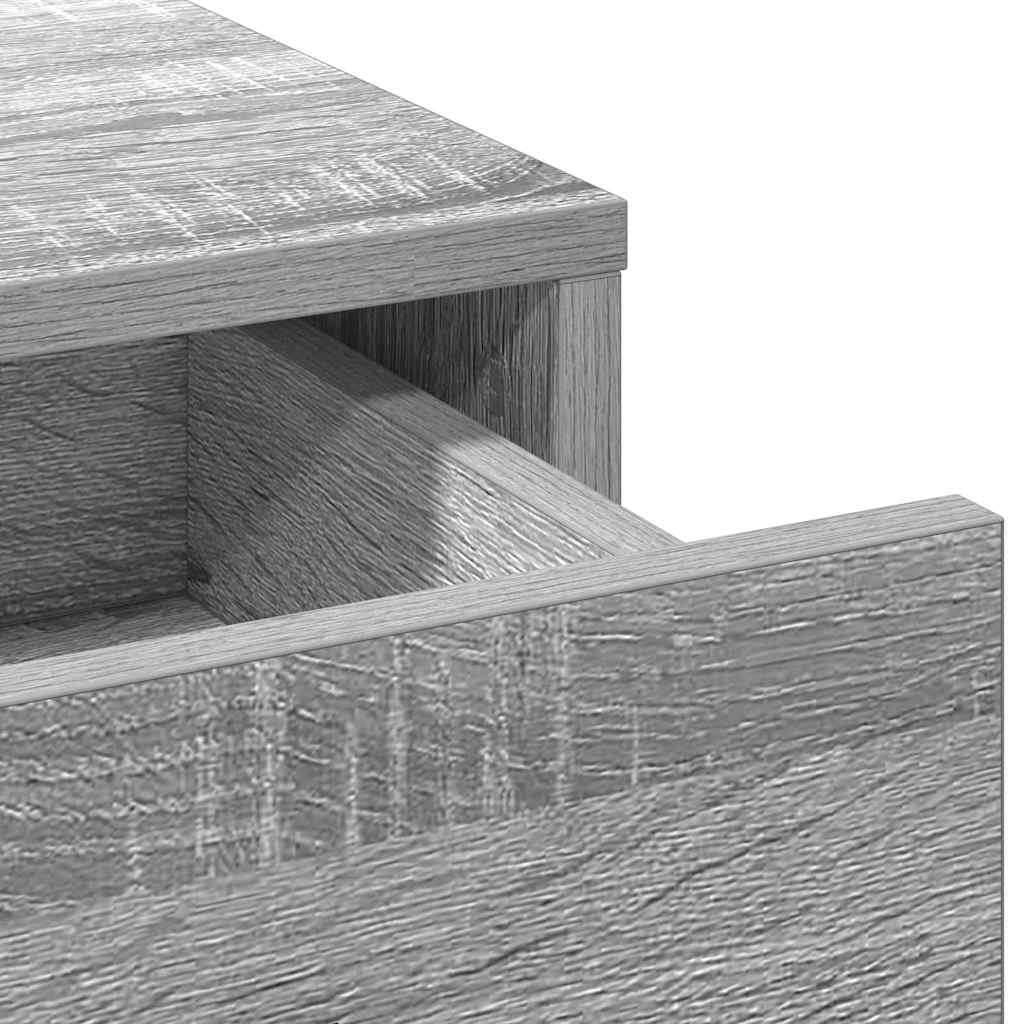 Schminktisch Hellgrau 78,5 x 41 x 135 cm Holzwerkstoff