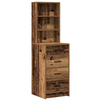 Schminktisch mit Regal Braun 78,5 x 41 x 135 cm Holzwerkstoff