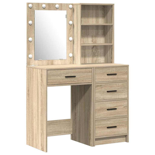 Schminktisch 2 pcs Braun 50 x 41 x 135 cm Holzwerkstoff
