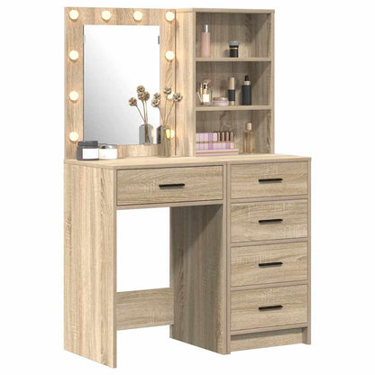 Schminktisch 2 pcs Braun 50 x 41 x 135 cm Holzwerkstoff