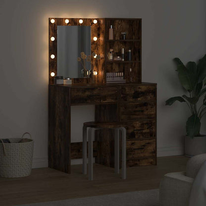 Schminktisch 2 pcs Braun 50 x 41 x 135 cm Holzwerkstoff