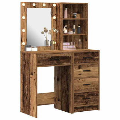 Schminktisch 2 pcs Braun 50 x 41 x 135 cm Holzwerkstoff