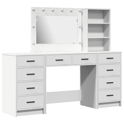 Schminktisch 3 pcs Weiß 40 x 41 x 135 cm Holzwerkstoff