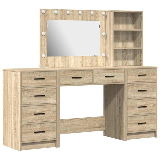 Schminktisch 3 pcs Braun 40 x 41 x 135 cm Holzwerkstoff