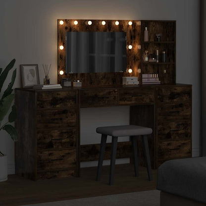 Schminktisch 3 pcs Braun 40 x 41 x 135 cm Holzwerkstoff