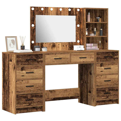 Schminktisch 3 pcs Braun 40 x 41 x 135 cm Holzwerkstoff