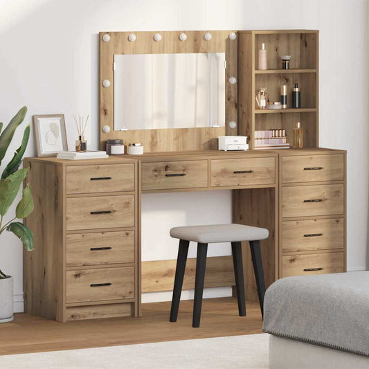 Schminktisch 3 pcs Braun 40 x 41 x 135 cm Holzwerkstoff