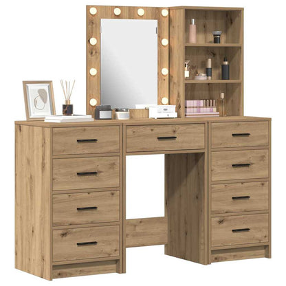 Schminktisch 3 pcs Braun 40 x 41 x 135 cm Holzwerkstoff