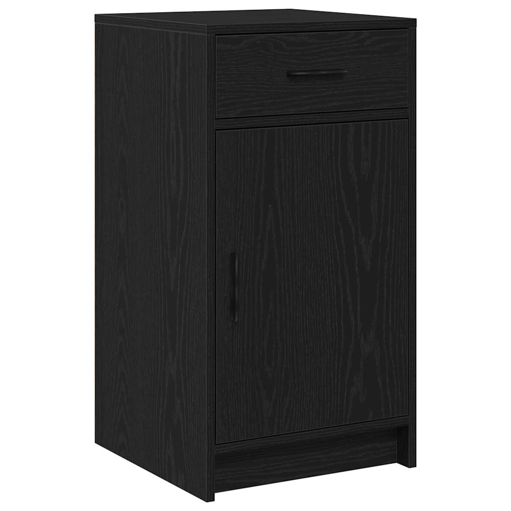 Schminktisch mit Tür Schwarz 50 x 41 x 135 cm Holzwerkstoff