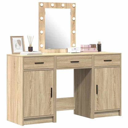 Schminktisch mit Speicher Braun 50 x 41 x 135 cm Holzwerkstoff
