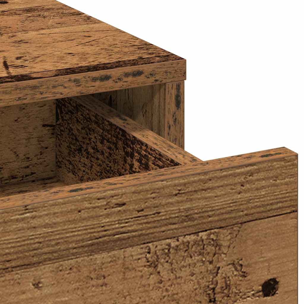 Schminktisch mit Speicher Braun 50 x 41 x 135 cm Holzwerkstoff