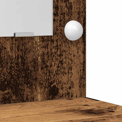 Schminktisch mit Speicher Braun 50 x 41 x 135 cm Holzwerkstoff