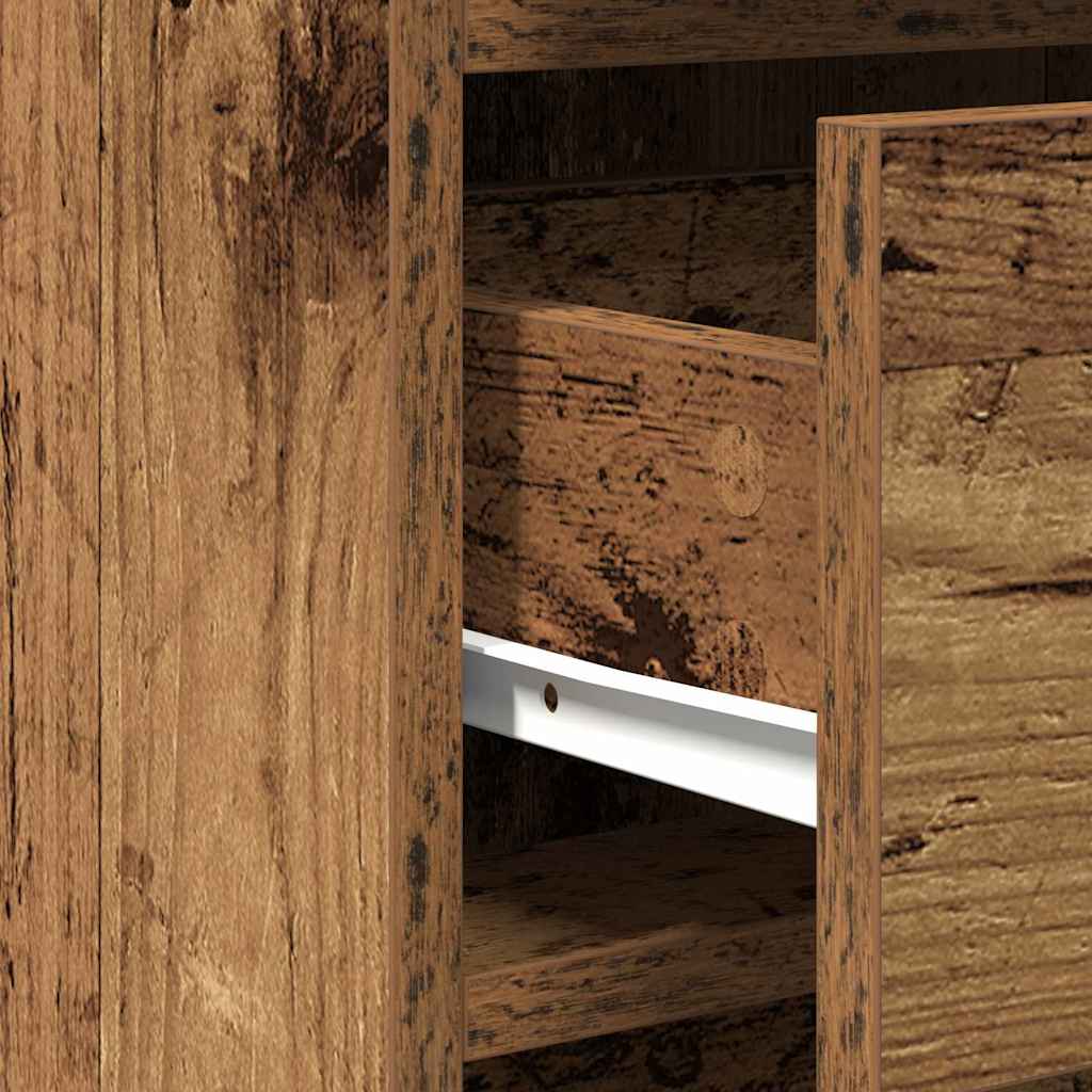 Schminktisch mit Speicher Braun 50 x 41 x 135 cm Holzwerkstoff