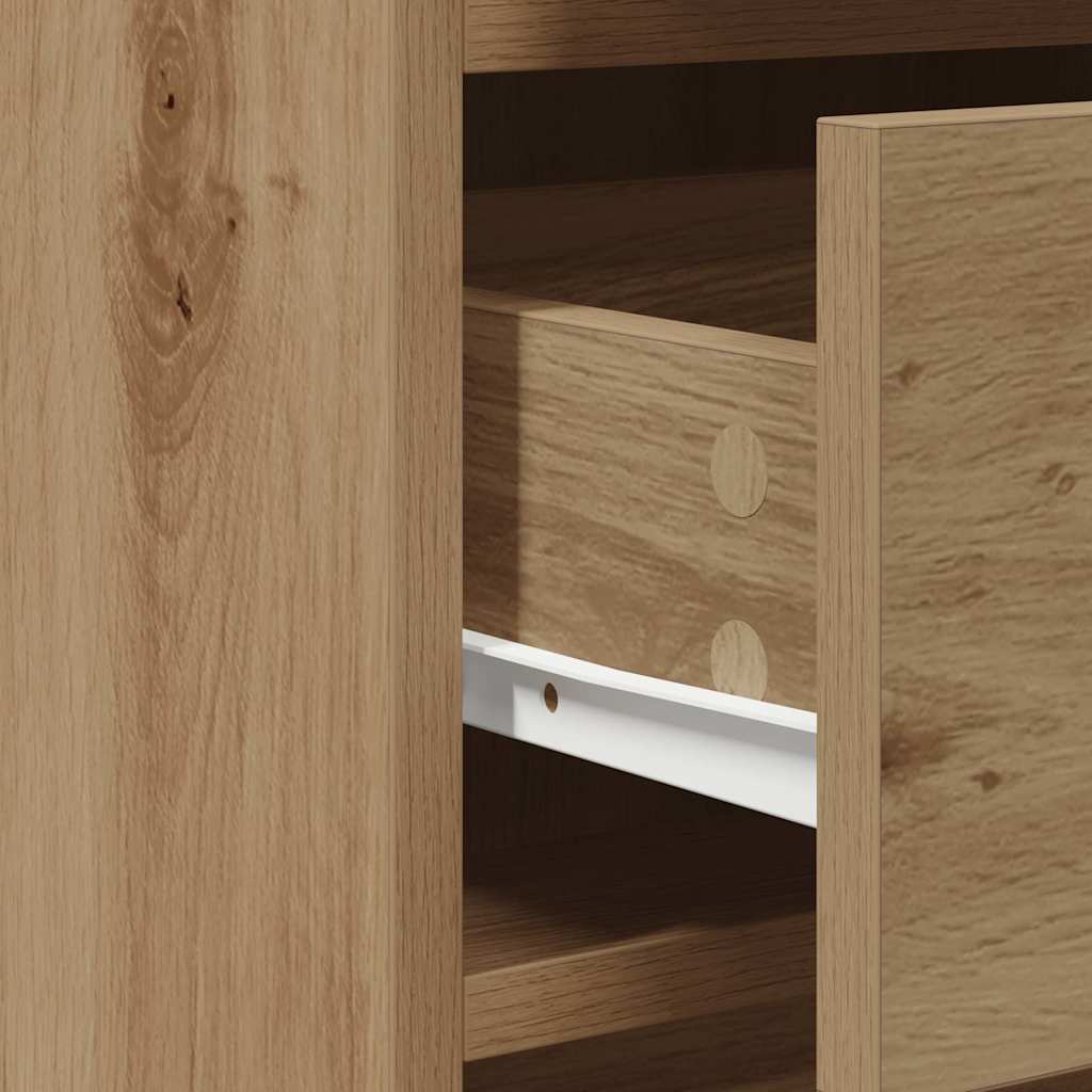 Schminktisch mit Speicher Braun 50 x 41 x 135 cm Holzwerkstoff