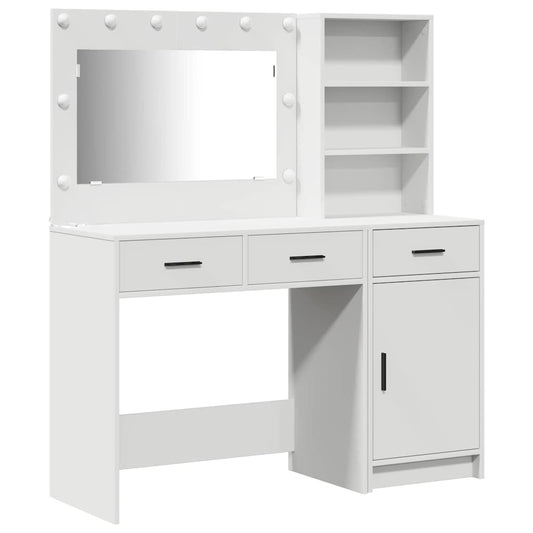 Schminktisch 2 pcs Weiß 78,5 x 41 x 135 cm Holzwerkstoff
