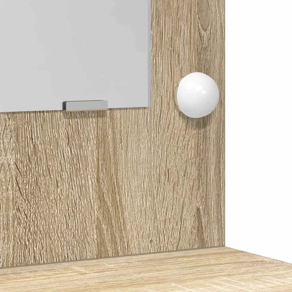 Schminktisch 2 pcs Braun 78,5 x 41 x 135 cm Holzwerkstoff