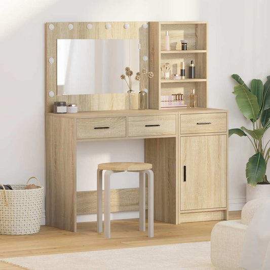 Schminktisch 2 pcs Braun 78,5 x 41 x 135 cm Holzwerkstoff