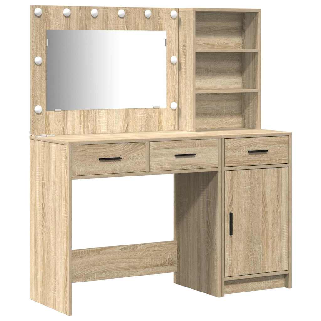 Schminktisch 2 pcs Braun 78,5 x 41 x 135 cm Holzwerkstoff