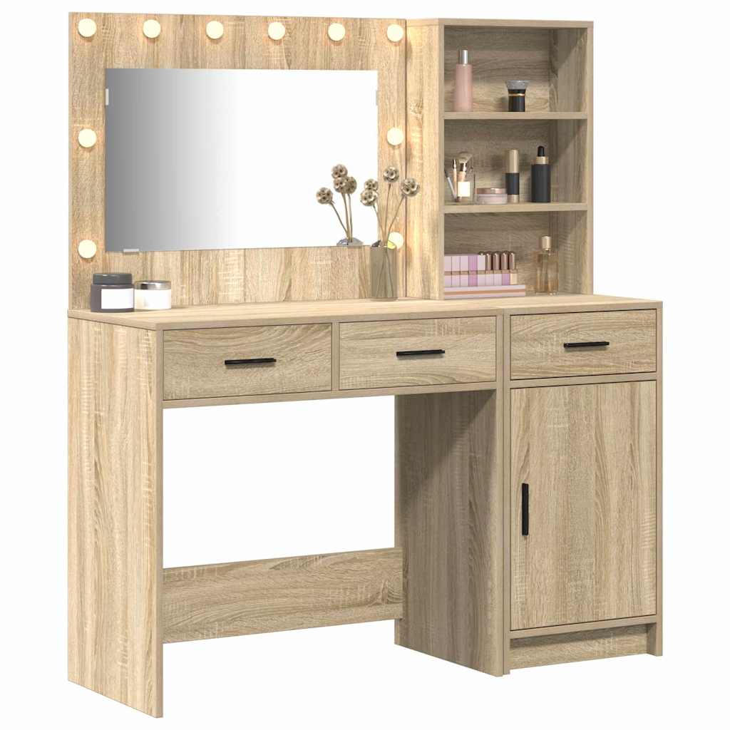 Schminktisch 2 pcs Braun 78,5 x 41 x 135 cm Holzwerkstoff