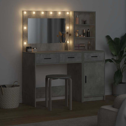 Schminktisch 2 pcs Grau 78,5 x 41 x 135 cm Holzwerkstoff