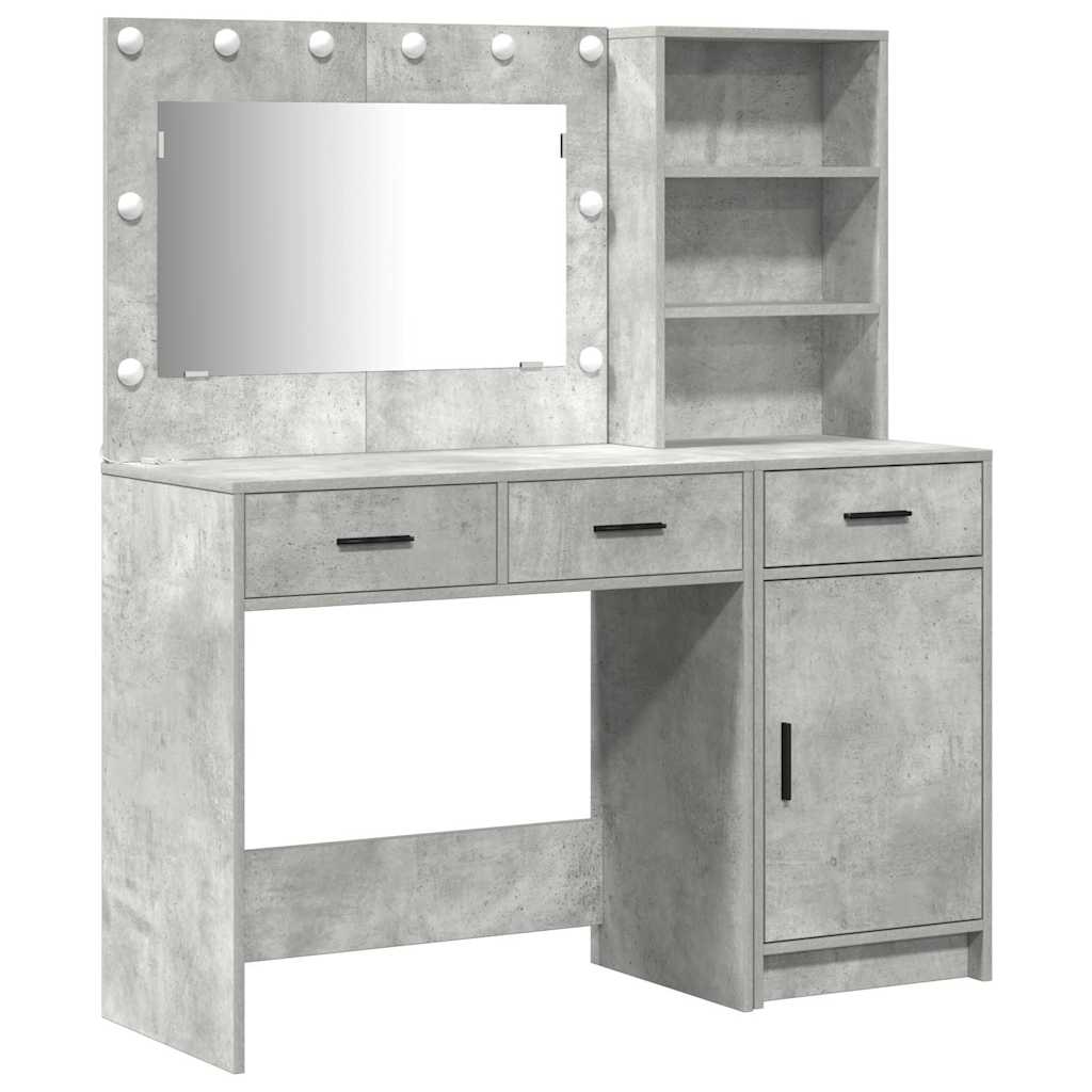 Schminktisch 2 pcs Grau 78,5 x 41 x 135 cm Holzwerkstoff