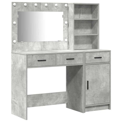 Schminktisch 2 pcs Grau 78,5 x 41 x 135 cm Holzwerkstoff