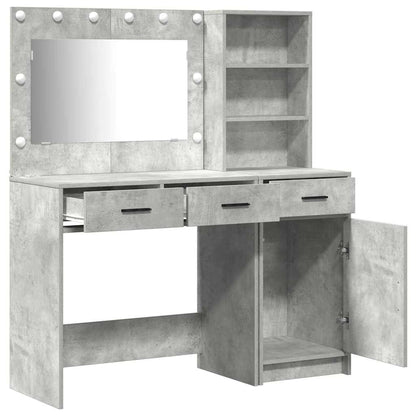 Schminktisch 2 pcs Grau 78,5 x 41 x 135 cm Holzwerkstoff
