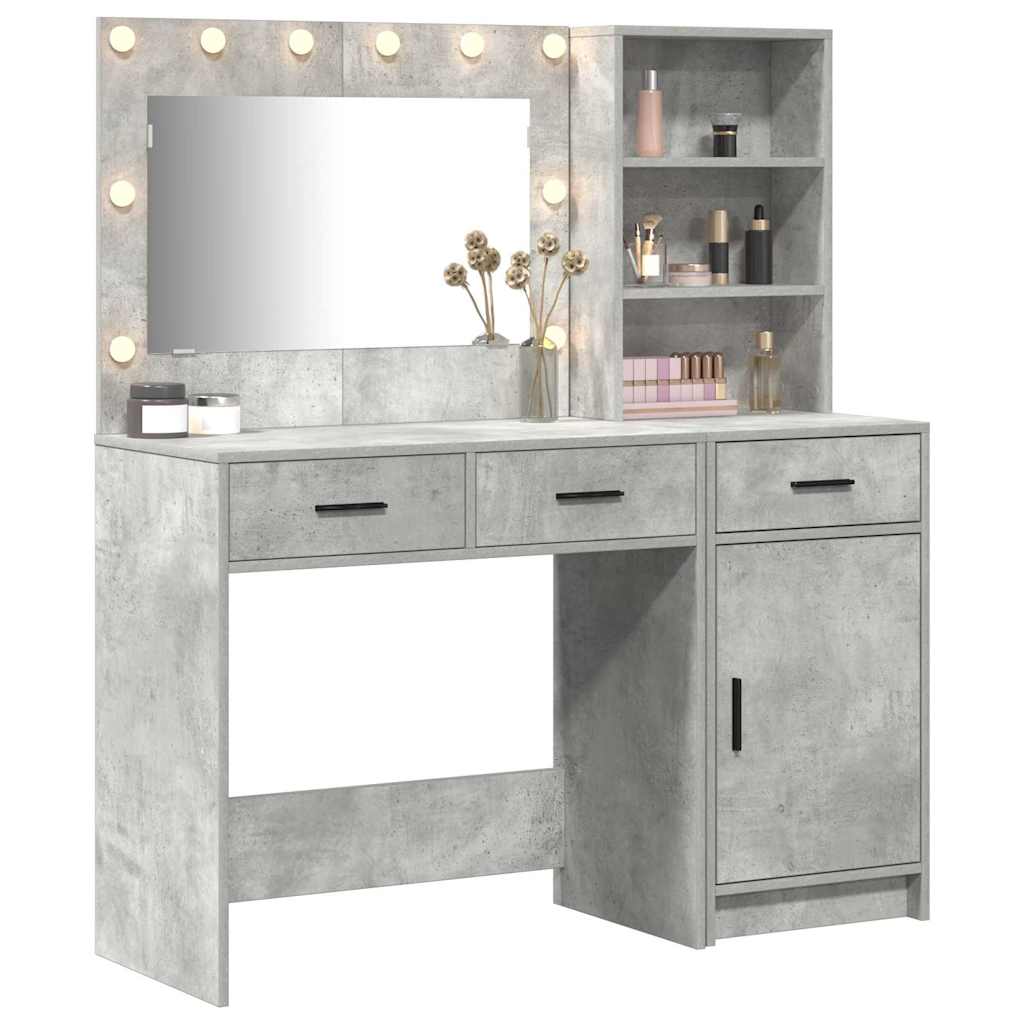 Schminktisch 2 pcs Grau 78,5 x 41 x 135 cm Holzwerkstoff