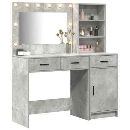 Schminktisch 2 pcs Grau 78,5 x 41 x 135 cm Holzwerkstoff