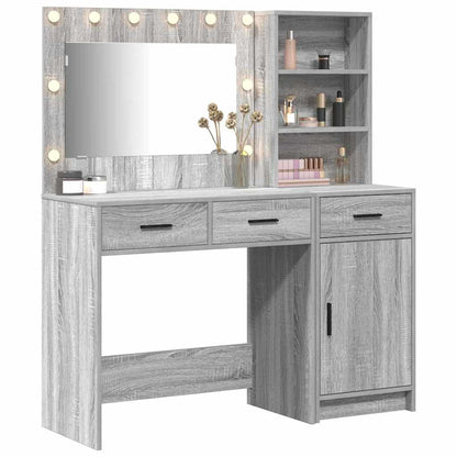 Schminktisch 2 pcs Grau 78,5 x 41 x 135 cm Holzwerkstoff