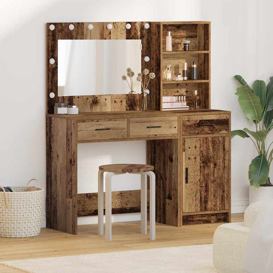 Schminktisch 2 pcs Braun 78,5 x 41 x 135 cm Holzwerkstoff
