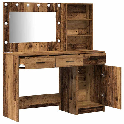 Schminktisch 2 pcs Braun 78,5 x 41 x 135 cm Holzwerkstoff