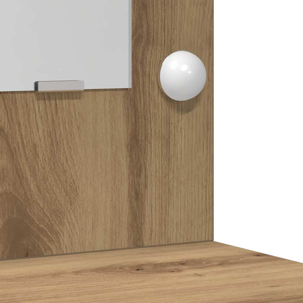 Schminktisch 2 pcs Braun 78,5 x 41 x 135 cm Holzwerkstoff