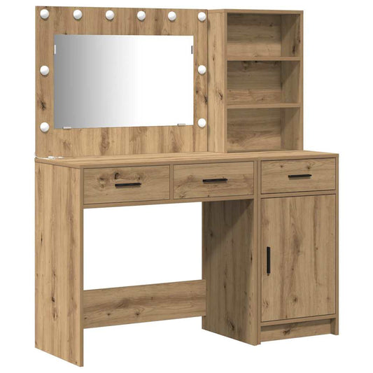 Schminktisch 2 pcs Braun 78,5 x 41 x 135 cm Holzwerkstoff