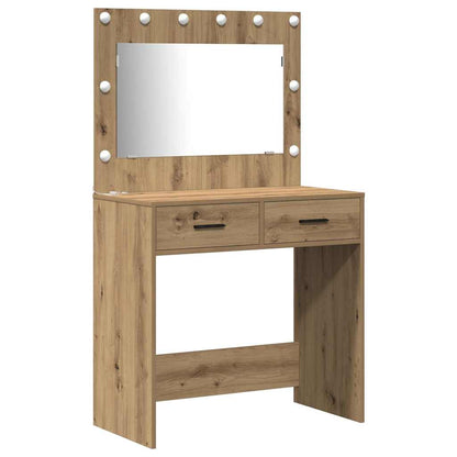 Schminktisch 2 pcs Braun 78,5 x 41 x 135 cm Holzwerkstoff