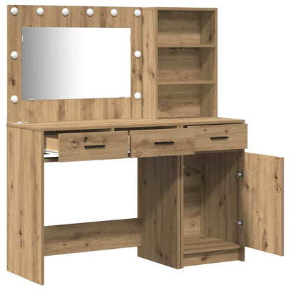Schminktisch 2 pcs Braun 78,5 x 41 x 135 cm Holzwerkstoff