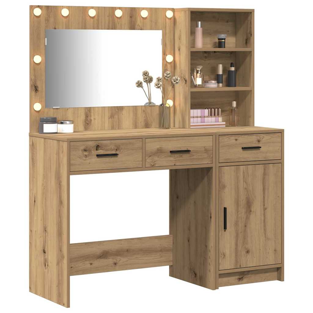 Schminktisch 2 pcs Braun 78,5 x 41 x 135 cm Holzwerkstoff