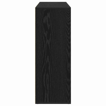 Sideboard Schwarz Eichen-Optik 60 x 31 x 84 cm Holzwerkstoff