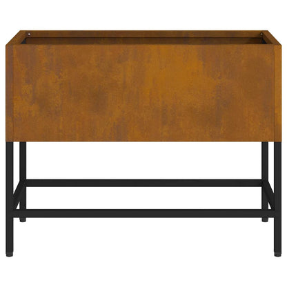 Hochbeet Gartenpflanzer Rostig 60 x 26 x 45 cm