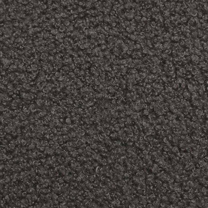 Schaukelstuhl Dunkelgrau Sherpa-Stoff