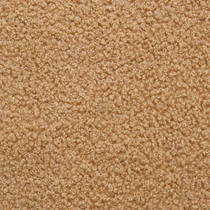 Schaukelstuhl Beige Sherpa-Stoff