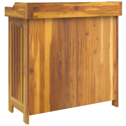 Garten-Schrank Braun 78 x 36,5 x 78 cm Massivholz Akazie