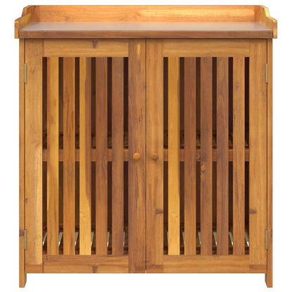 Garten-Schrank Braun 93 x 41,5 x 98 cm Massivholz Akazie
