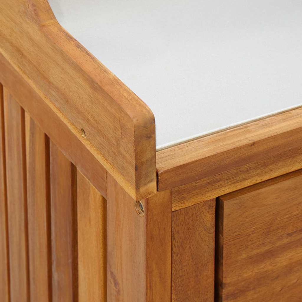 Garten-Schrank Braun 93 x 41,5 x 98 cm Massivholz Akazie