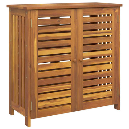 Garten-Schrank mit Tür Braun 90 x 40 x 90cm Massivholz Akazie