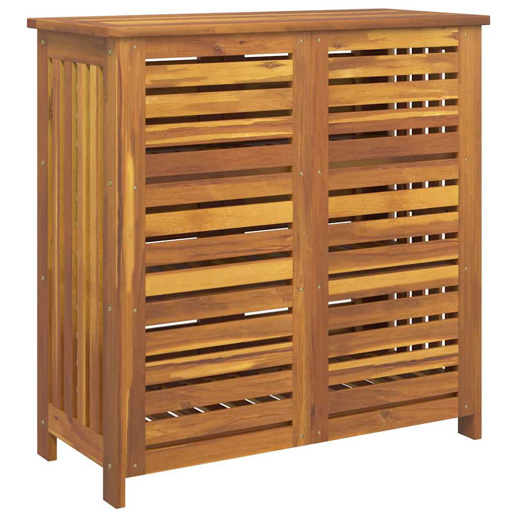 Garten-Schrank mit Tür Braun 90 x 40 x 90cm Massivholz Akazie