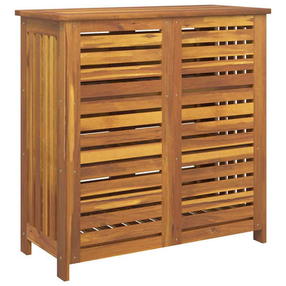 Garten-Schrank mit Tür Braun 90 x 40 x 90cm Massivholz Akazie