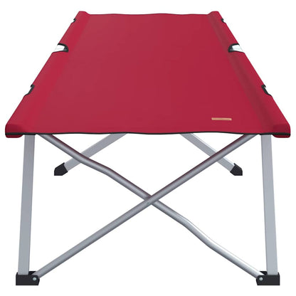 Klapp Schlafbett fürs Camping Falten 2 pcs Rot 62 x 194 x 42 cm