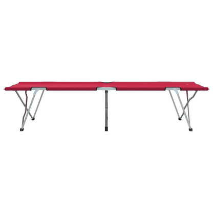 Klapp Schlafbett fürs Camping Falten 2 pcs Rot 62 x 194 x 42 cm