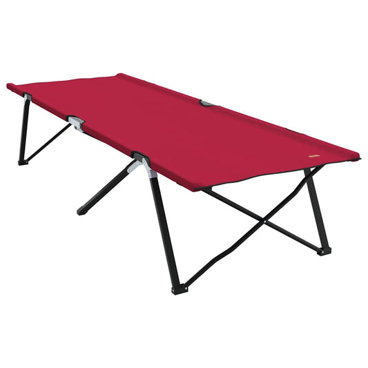 Klapp Schlafbett fürs Camping Rot 206 x 76 x 74 cm Oxford Stoff